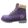 Big Kid's Timberland Premium 6 In Boot Dark Purple Nubuck (TB0A5Z9D 527)