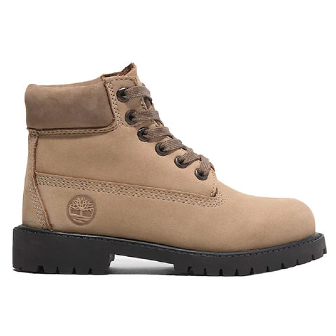 Big Kid's Timberland Premium 6 In Lace Medium Beige Nubuck (TB0A6BET EN3)