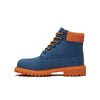 Big Kid's Timberland Premium 6 In Lace Medium Dark Blue Nubuck (TB0A6BET EP2)