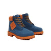 Big Kid's Timberland Premium 6 In Lace Medium Dark Blue Nubuck (TB0A6BET EP2)