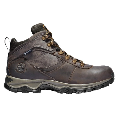 Men's Timberland Mt. Maddsen Mid Waterproof Hiking Boot Dark Brown (TB12730R 242)