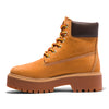 Women's Timberland Stone Street 6in WP Wheat Nubuck Platform Boot (TB1A5RJD 231)