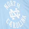 Men's Mitchell & Ness Light Blue UNC NCAA Champ City T-Shirt