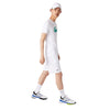 Men's Lacoste White/Green Sport 3D Print Croc T-Shirt