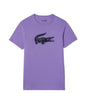Men's Lacoste Neva Purple Sport 3D Print Croc T-Shirt