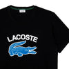 Men's Lacoste Black Regular Fit XL Croc Print T-Shirt