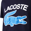 Men's Lacoste Navy Blue Regular Fit XL Croc Print T-Shirt
