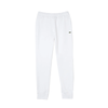 Men's Lacoste White Tapered Fit Fleece Trackpants