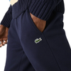 Men's Lacoste Navy Tapered Fit Fleece Trackpants