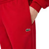 Men's Lacoste Red Tapered Fit Fleece Trackpants