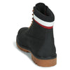 Timberland Heritage 6 In. Premium Rubber Cup WP Boot Black Nubuck/Red