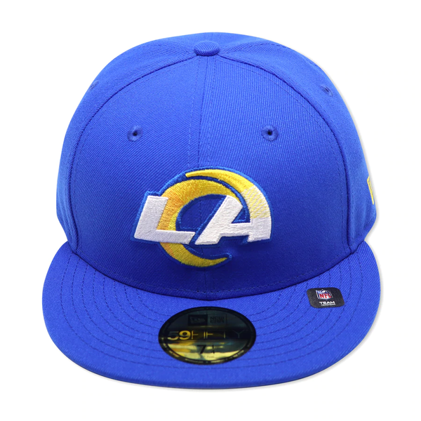 Men's New Era 59Fifty Blue/Yellow NFL Los Angeles Rams Basic Fitted Hat (12494511)