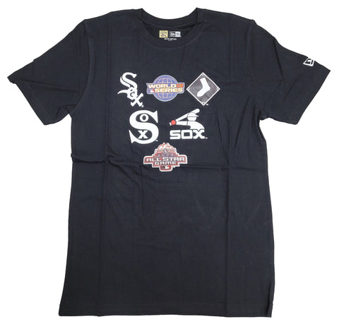 New Era Black MLB Chicago White Sox Logo Patch T-Shirt (12879601))