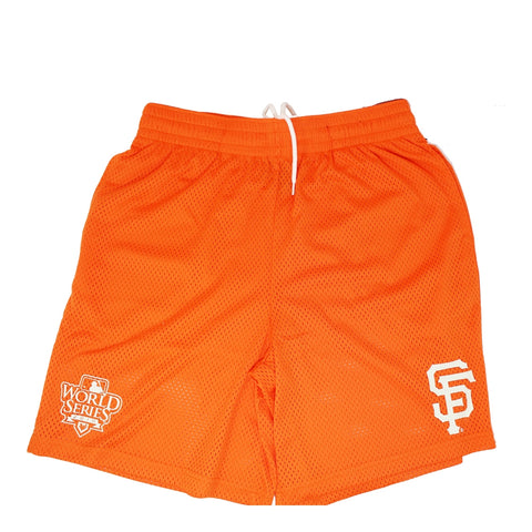 New Era Orange MLB San Francisco Giants Tonal 2-Tone Mesh Shorts (13090728)