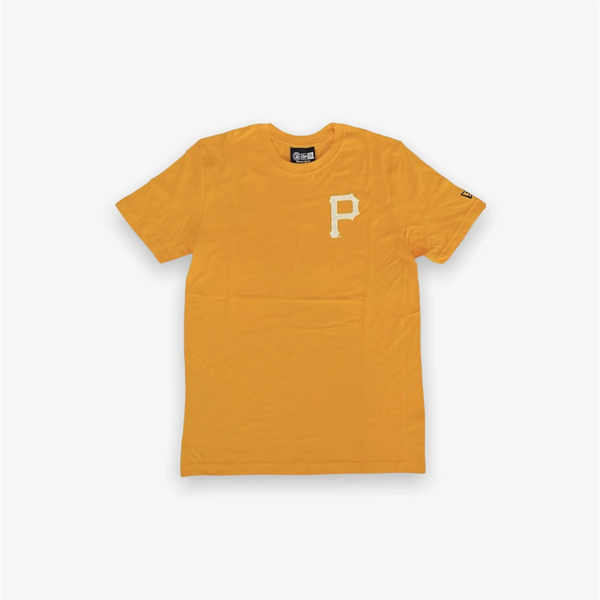 Men's New Era Yellow MLB Pittsburgh Pirates T-Shirt (13090935)