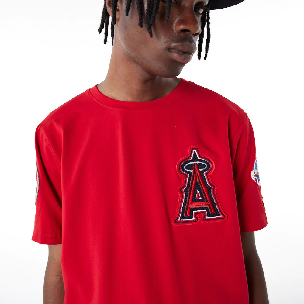 Los Angeles Angels T-Shirt Men Size XL Red Majestic Short Sleeve MLB  Baseball 