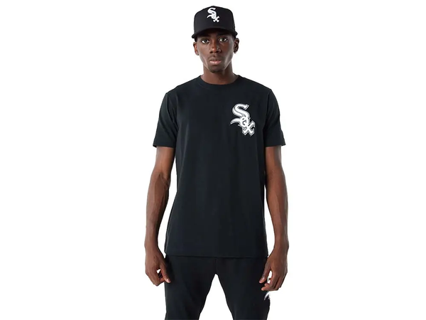 Men's New Era Black MLB Chicago White Sox Logo Select T-Shirt