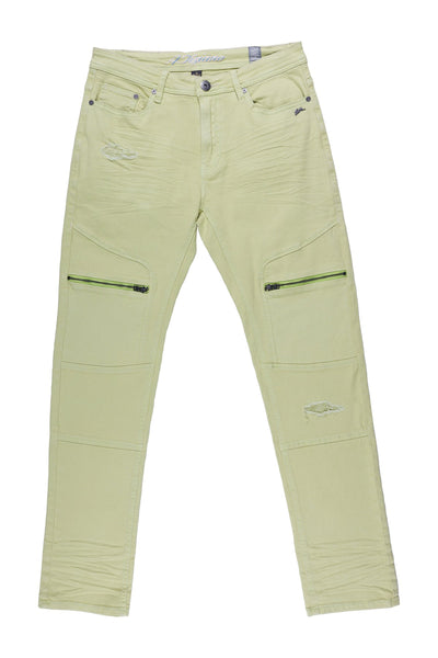 Men's A. Tiziano Moss Lamar Stretch Twill 5 Pocket Jeans