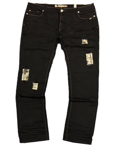 Men's A. Tiziano Caviar Hallis Denim Jeans