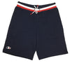 Lacoste Navy Blue/White/Red Sport Fleece Shorts
