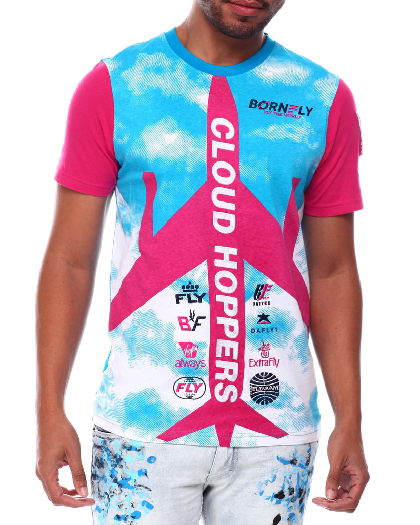 Men's Born Fly Multi Cloudhop T-Shirt