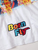 Men's Born Fly White Born Jammin' T-Shirt