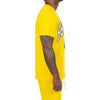 Men's Hustle Gang Cyber Yellow Gumball Knit Short Sleeve T-Shirt