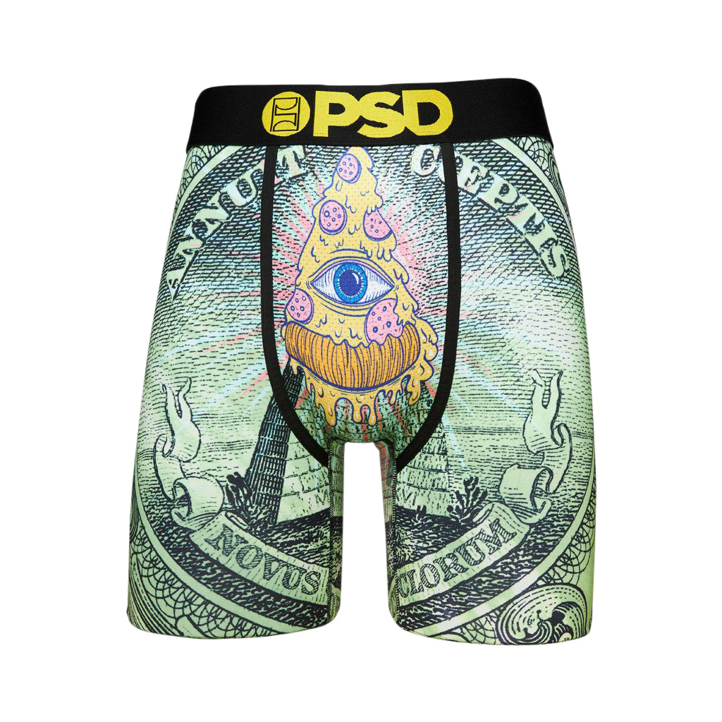 Men's PSD Green All Feeding Eye Boxer Briefs
