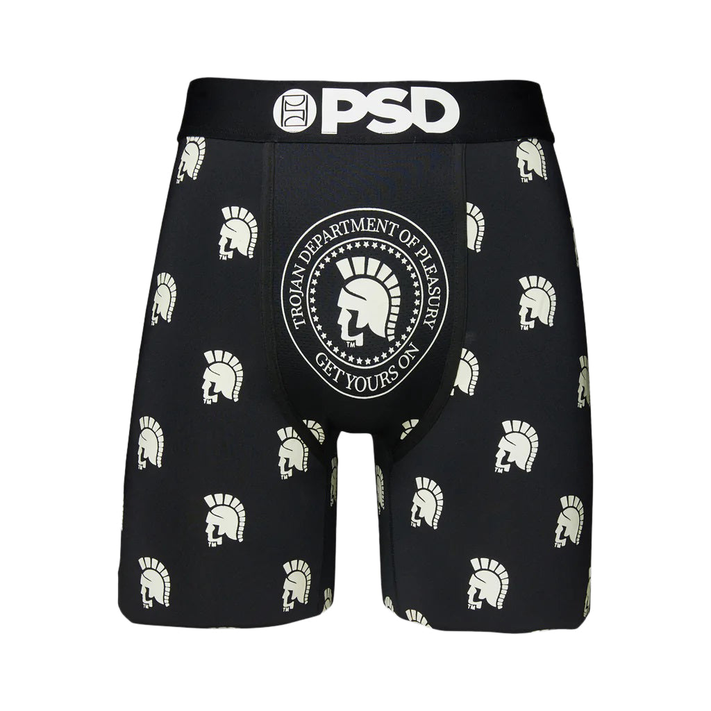 Men's PSD Black Trojan Department of Pleasure Boxer Briefs – The Spot for  Fits & Kicks