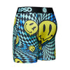 Men's PSD Blue Rave Smiles Micro-Mesh Boxer Briefs