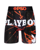 Men's PSD Black PB Spiral Dye Boxer Briefs