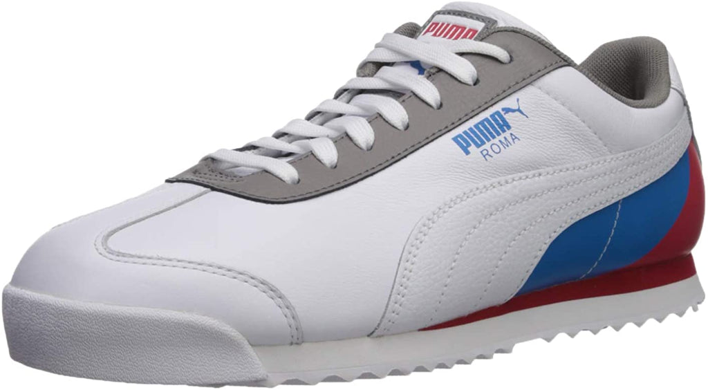 Men's Puma Roma Retro White/Red-Indigo (371514 01)