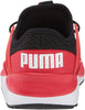 Toddler's Puma Pacer Future AC Puma Black/High Risk Red-Puma White (375759 01)
