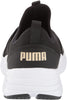 Little Kid's Puma Wired Run Slip On Puma Black/Puma Team Gold (381994 02)