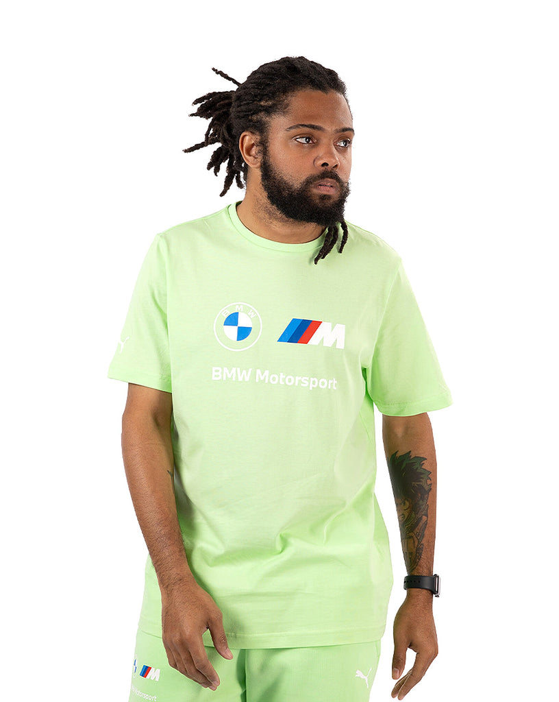 Men's Puma Paradise Green BMW MMS ESS Logo T-Shirt