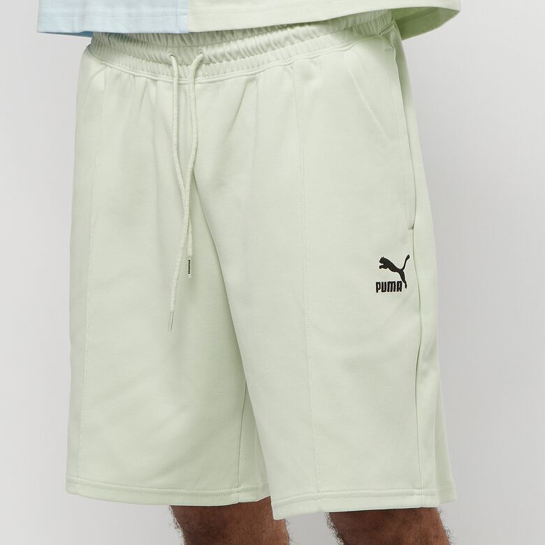Men's Puma Green Lily Classics Pintuck Shorts (533062 82)