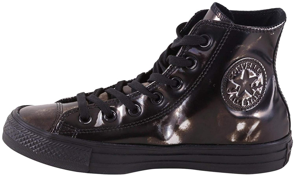 Women's Converse Chuck Taylor All Star Brush-Off Leather Hi Black/Pure Silver/Black
