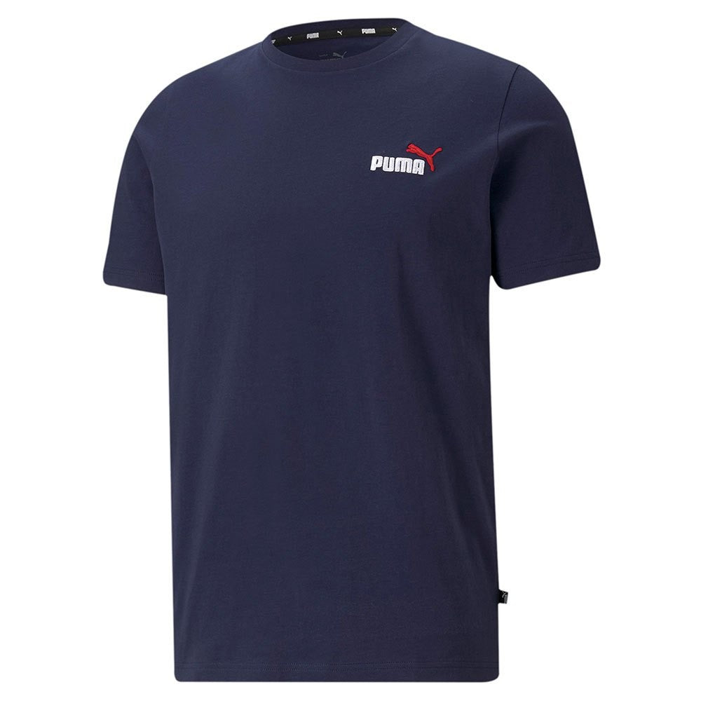 Men's Puma Peacoat ESS+ Embroidery Logo T-Shirt