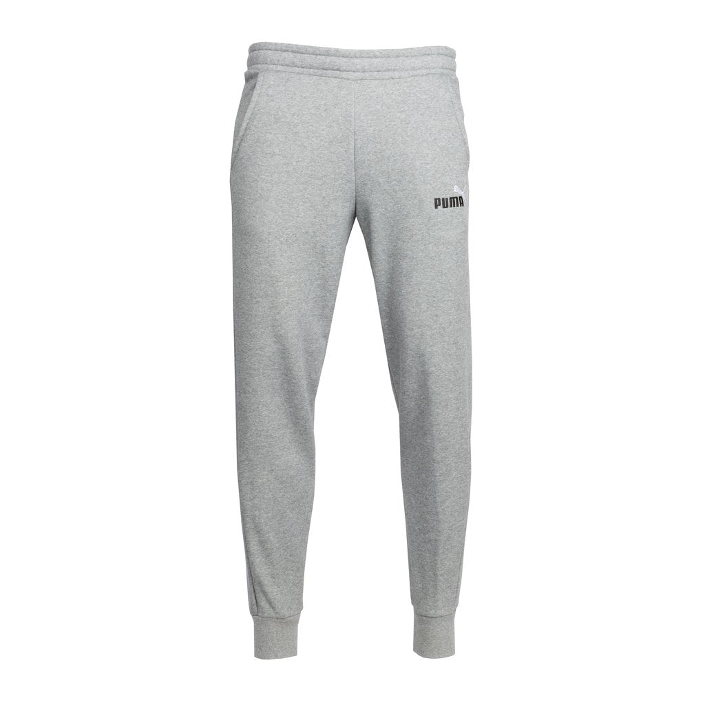 Men's Puma Gray ESS+ Embroidery Logo Pants