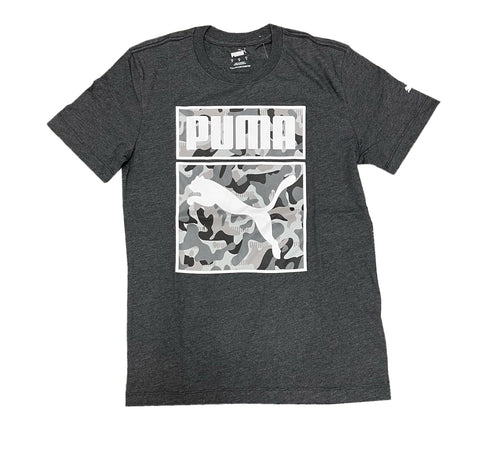 Men's Puma Grey One Shot Camo T-Shirt