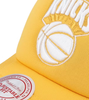 Men's Mitchell & Ness Orange NBA New York Knicks Pastel Trucker HWC Snapback - OSFA