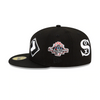 Men's New Era 59Fifty Black/White MLB Chicago White Sox Patch Pride Fitted 60138910