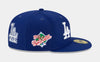 Men's New Era 59Fifty Blue/White MLB Los Angeles Dodgers Patch Pride Fitted (60138915)