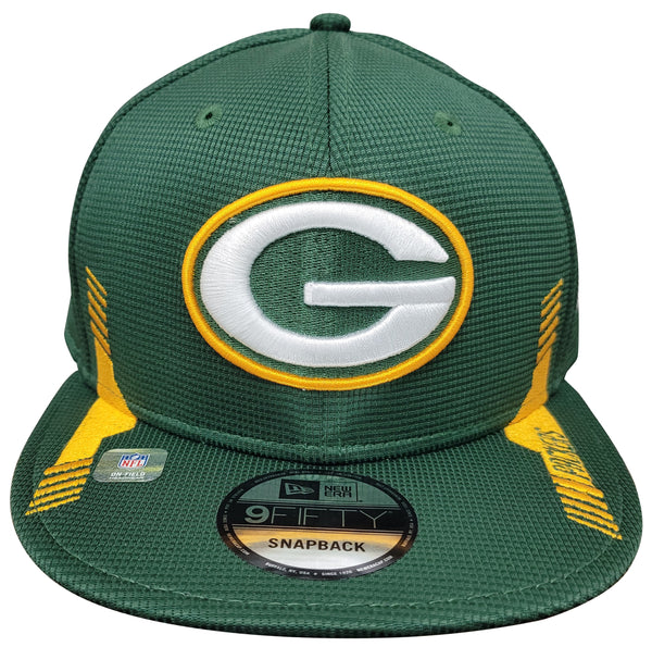 New Era 9Fifty Green Bay Packers Green/Gold Home Sideline Snapback (60177932) - OSFM