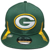 New Era 9Fifty Green Bay Packers Green/Gold Home Sideline Snapback (60177932) - OSFM