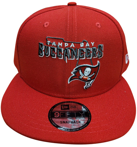 Men's New Era 9Fifty NFL Tampa Bay Buccaneers Red Logo State Snapback (60183266) - OSFM