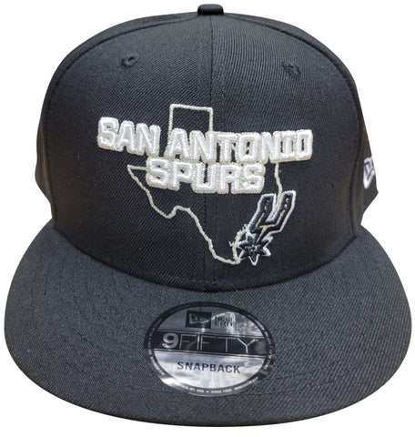 Men's New Era 9Fifty NBA San Antonio Spurs Purple/Yellow Logo State Snapback 60183290 - OSFM