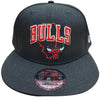 Men's New Era 9Fifty NBA Chicago Bulls Black/Red Logo State Snapback (60183306) - OSFM