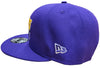 Men's New Era 9Fifty NBA Los Angeles Lakers Purple/Yellow Logo State Snapback 60183356 - OSFM
