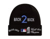 Men's New Era Black Toronto Blue Jays 2x World Series Champions Knit Hat (60185268) - OSFM